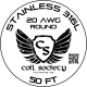 20 AWG Stainless Steel 316L — 50ft