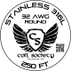 32 AWG Stainless Steel 316L — 250ft