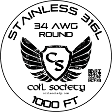 34 AWG Stainless Steel 316L — 1000ft (BF)