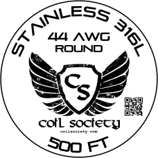 44 AWG Stainless Steel 316L — 500ft