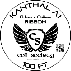 0.4mm x 0.1mm Ribbon Kanthal A1 — 100ft