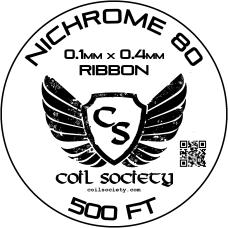 0.4mm x 0.1mm Ribbon Nichrome 80 — 500ft