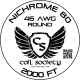 46 AWG Nichrome 80 — 2000ft